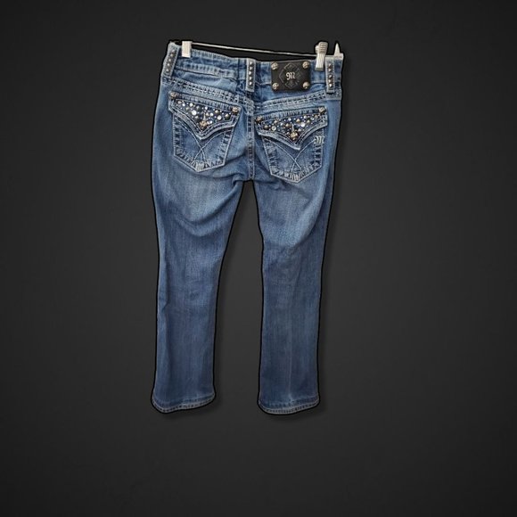 Miss Me Blingy Womens Blue Jeans Size 26 - Picture 5 of 9